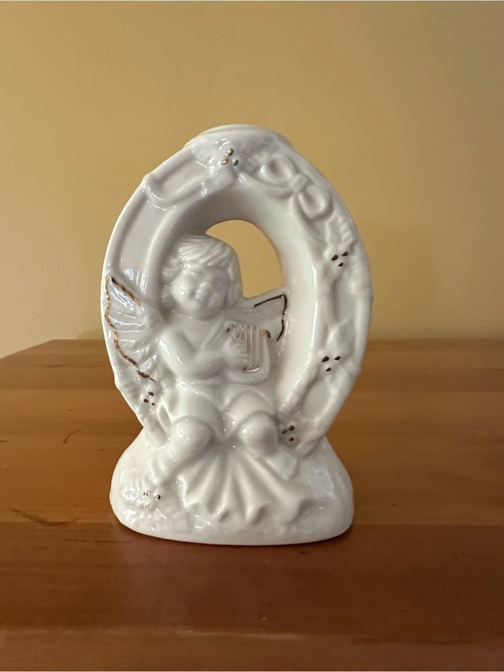 White Angel Ceramic Candle Holders - Set of 3
